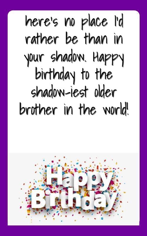 happy birthday quotes for brother in english